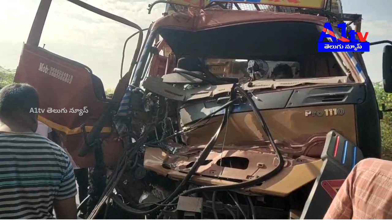 A DCM collided with a container on Tupran highway. The driver was trapped in the cabin and injured. Locals rescued him and sent him to the hospital.