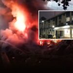 Burnt railway cable wires near Vetapalem Railway Station