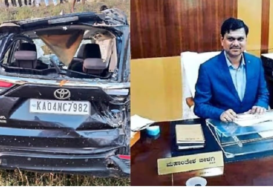 Car crash in Karnataka killing IAS officer Mahantesh Bilagi and two others