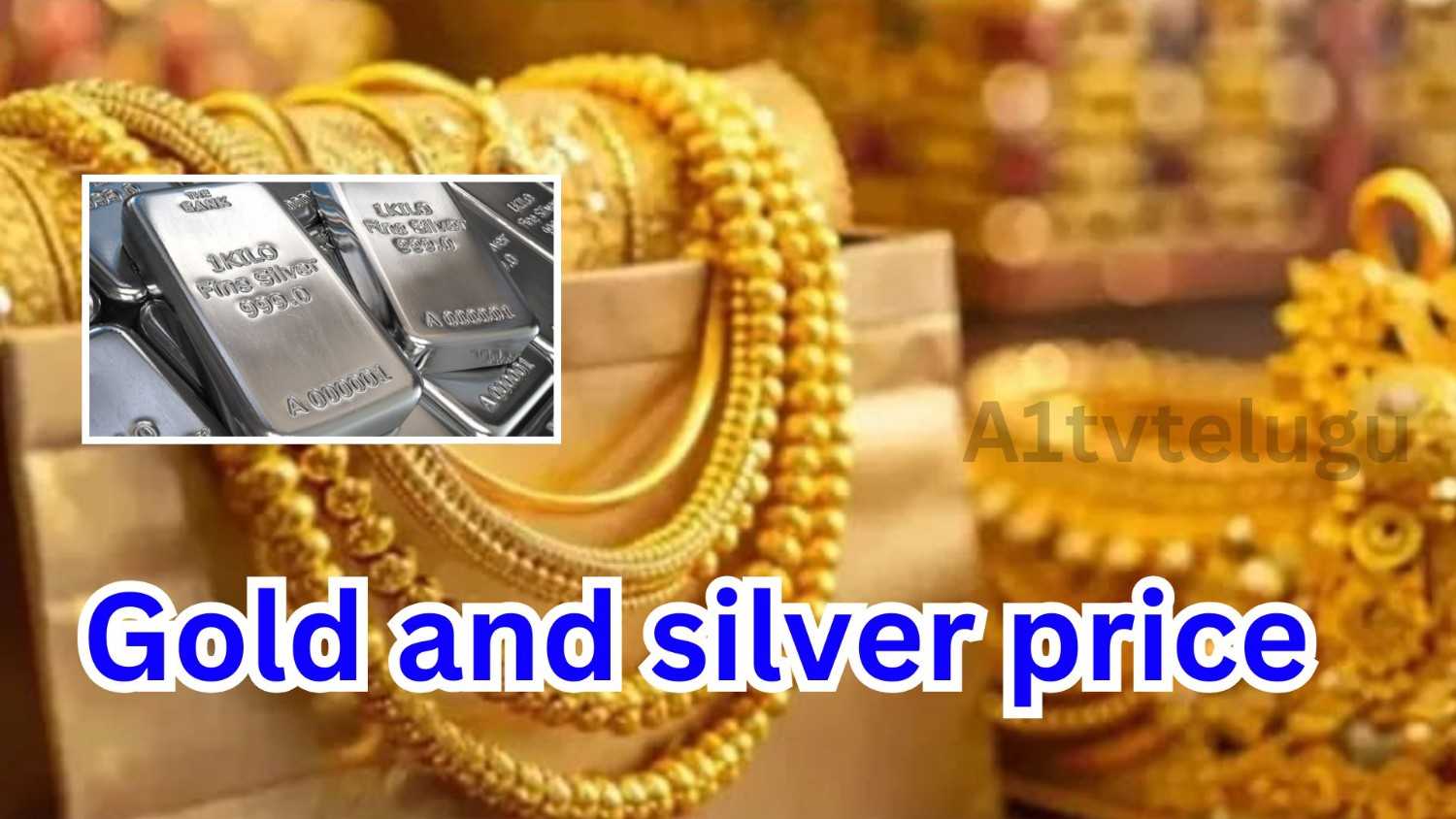 Gold and silver price drop in Hyderabad bullion market today
