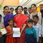 Nara Bhuvaneswari conducting public darbar during Kuppam visit