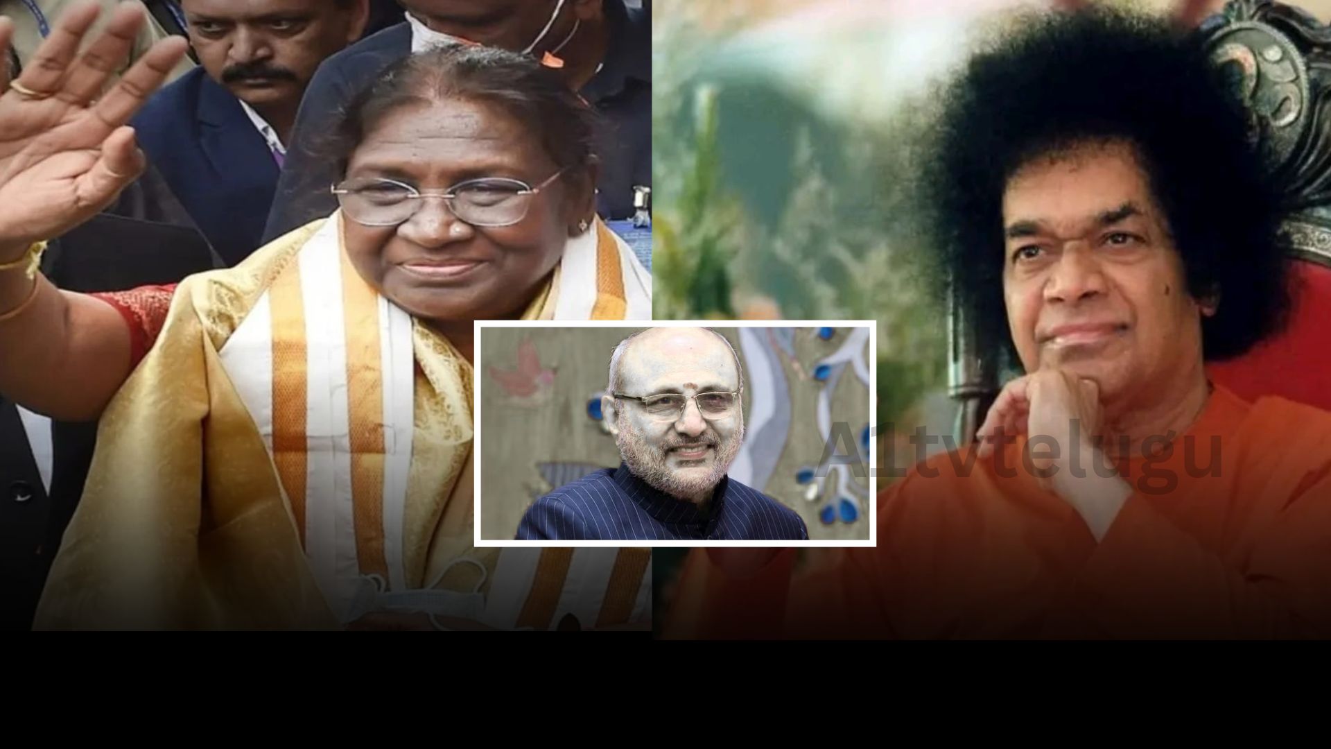 President and Vice President arriving in Andhra Pradesh for Sathya Sai Baba centenary celebrations