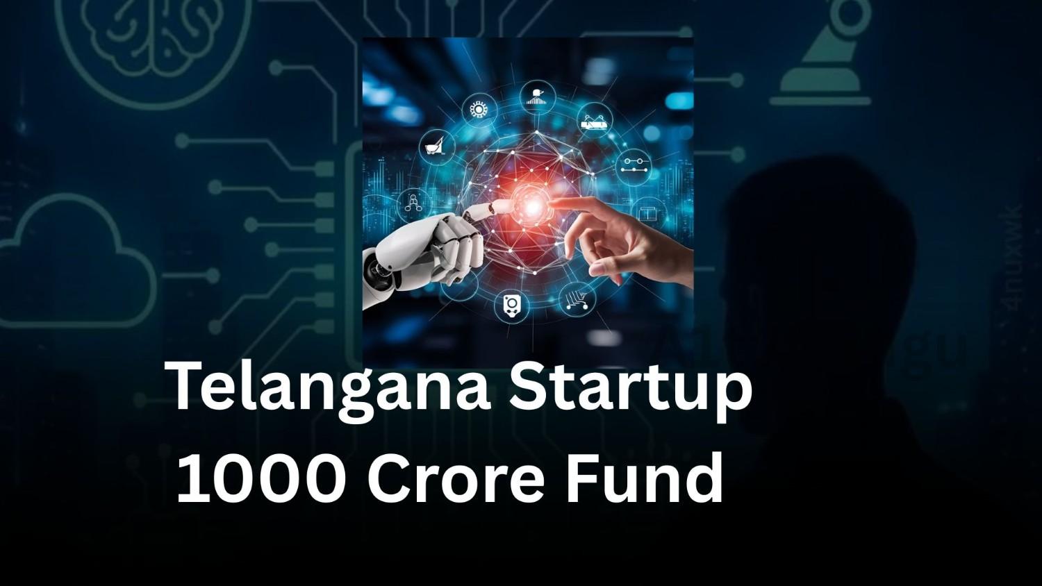 Telangana IT Special CS Sanjay Kumar announces ₹1000 crore startup fund