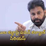 Pawan Kalyan addressing a meeting on forest land protection in Andhra Pradesh