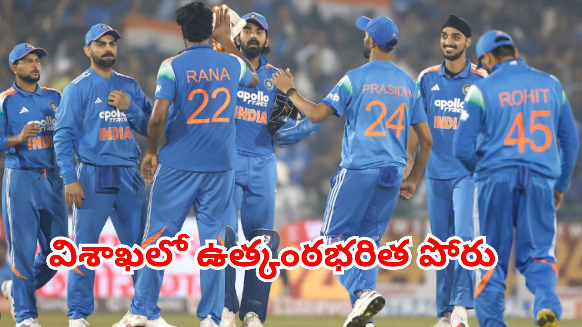 India vs South Africa 3rd ODI action at Visakhapatnam stadium