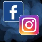 Instagram and Facebook apps showing error on mobile screen