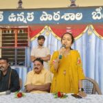 Putaparthi MLA attending a PTA meeting and presenting awards to students