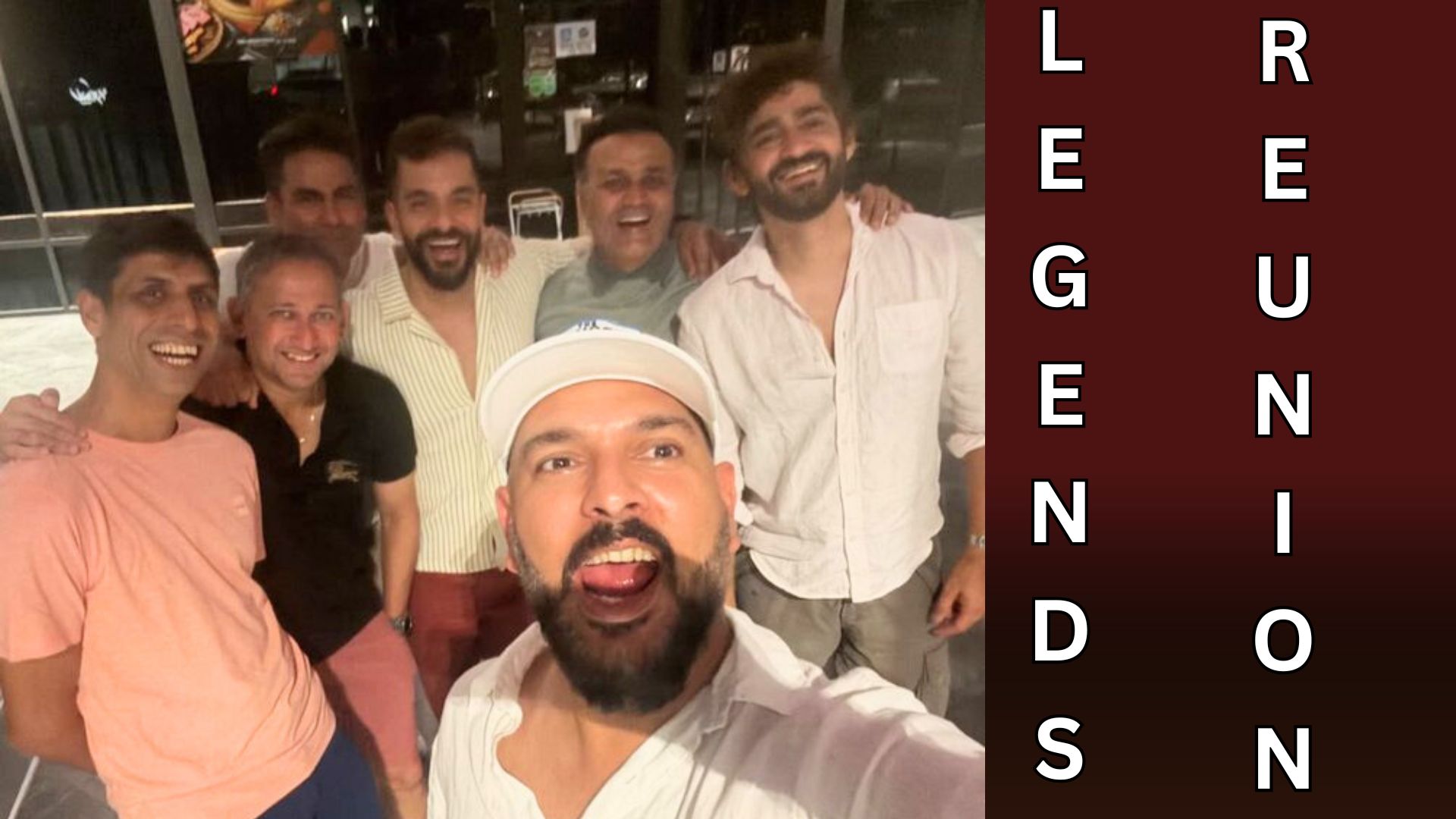 indian cricket legends reunion selfie