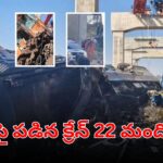 train accident in thailand after crane falls on railway track