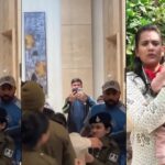 woman approaches rohit sharma seeking help in indore