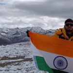 Bhukya Yashwant scaling Mount Diomali Odisha