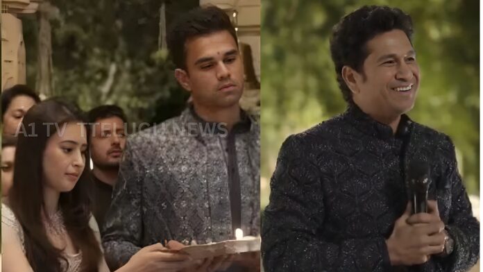 Sachin Tendulkar emotional at Arjun Tendulkar wedding event