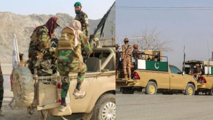 Pakistan Afghanistan border conflict with airstrikes and military tensions