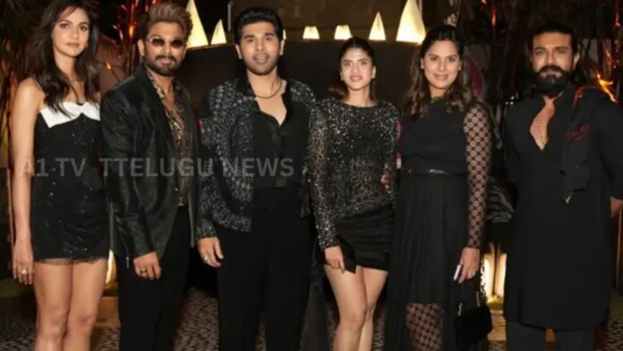 Allu Arjun hosts a grand pre-wedding party for Allu Sirish and Nayanika