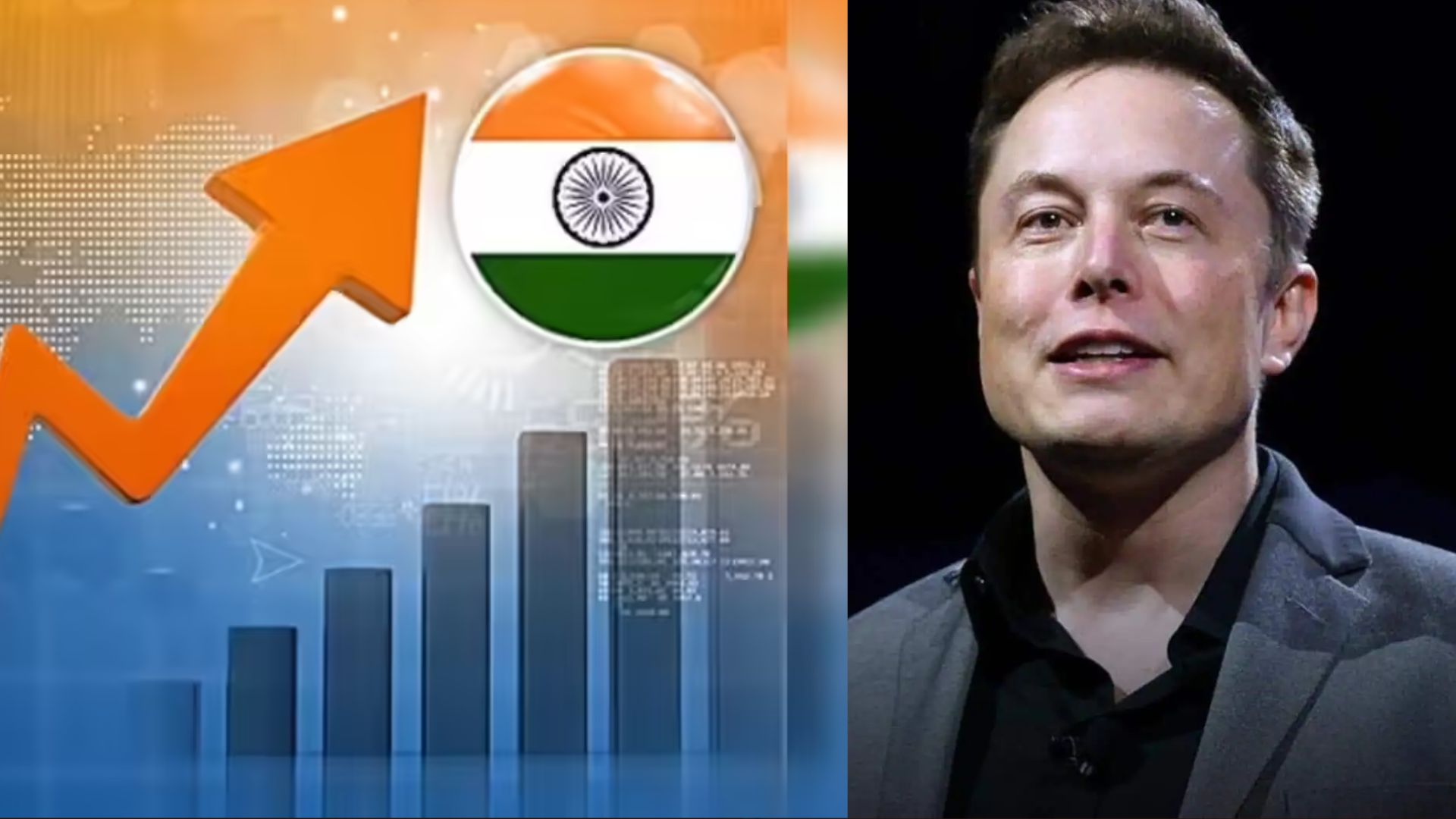 Elon Musk post on India GDP growth