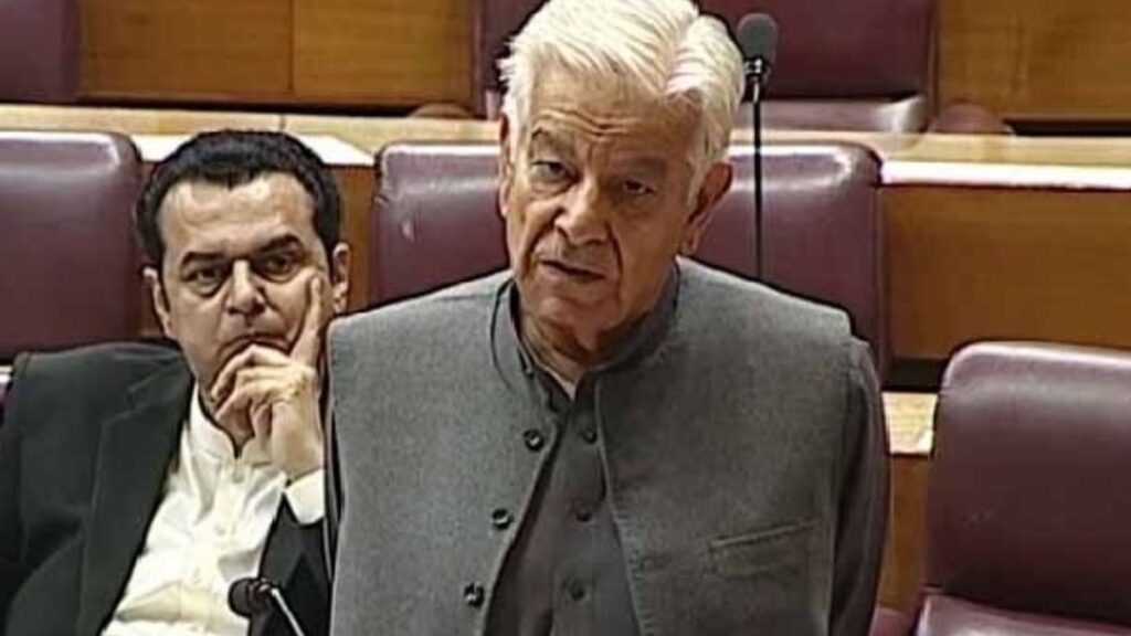 Pakistan Defence Minister Khawaja Asif