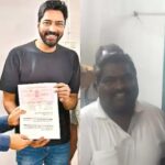 Allari Naresh and Aryan Rajesh at Nidadavole sub registrar office