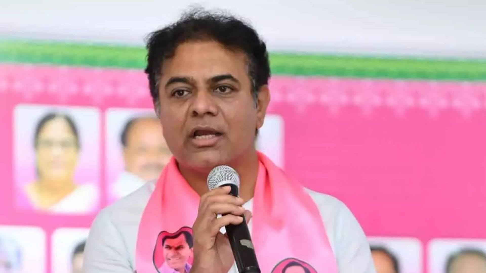 KTR addressing media about BRS municipal election performance