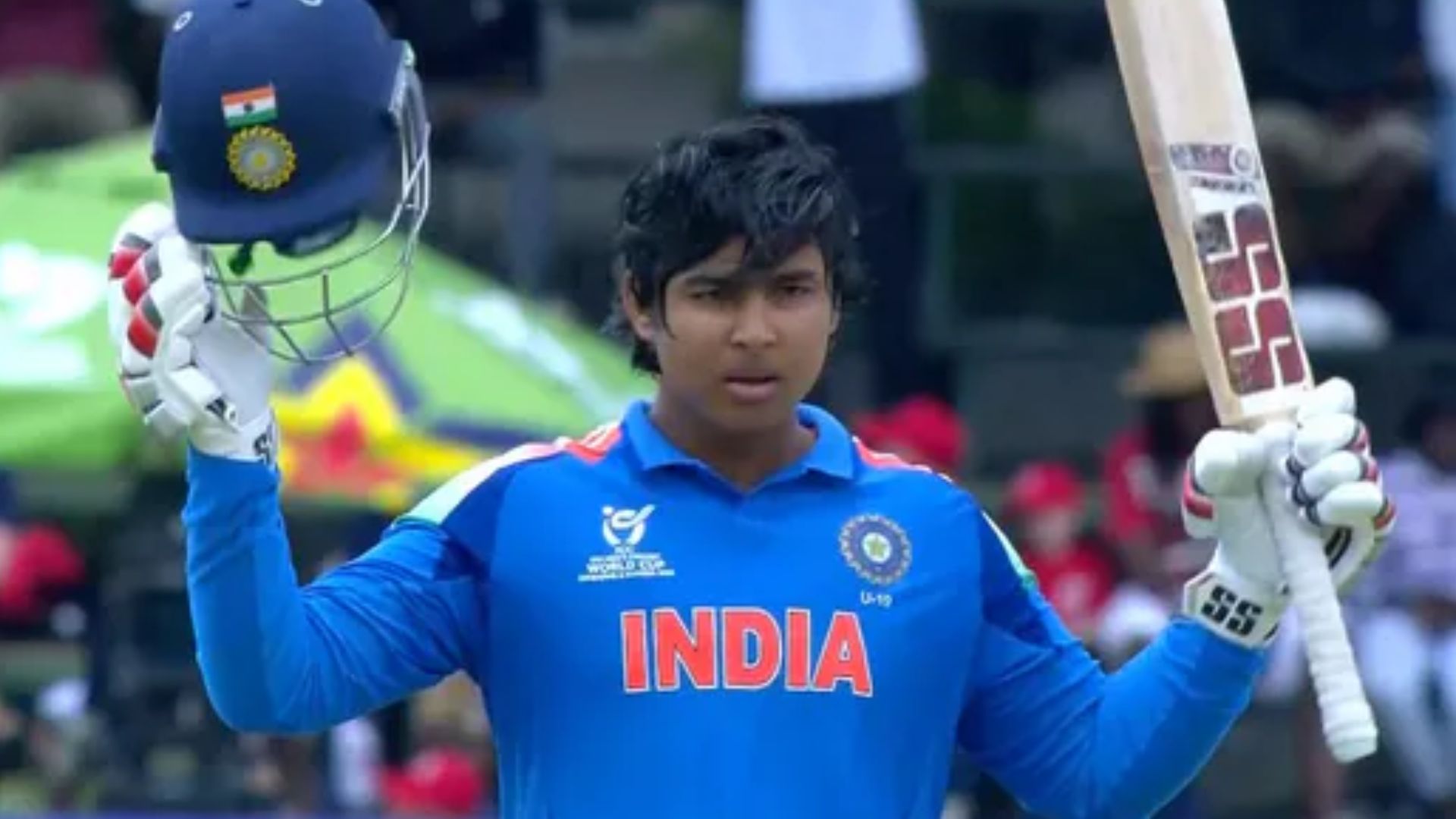 Vaibhav Suryavanshi hitting a century