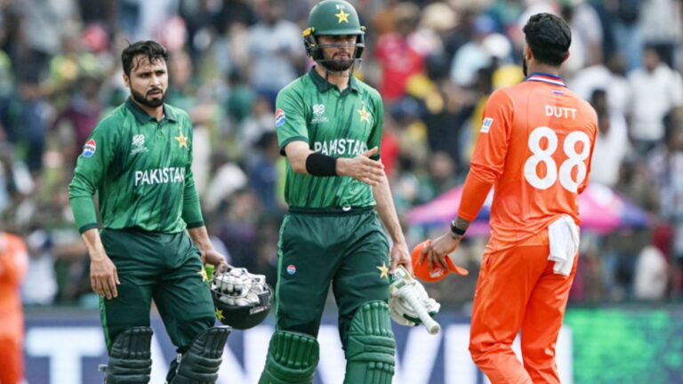 T20 World Cup 2026 | అతి కష్టం మీద గట్టెక్కిన పాకిస్తాన్…నెదర్లాండ్స్‌పై విజయం