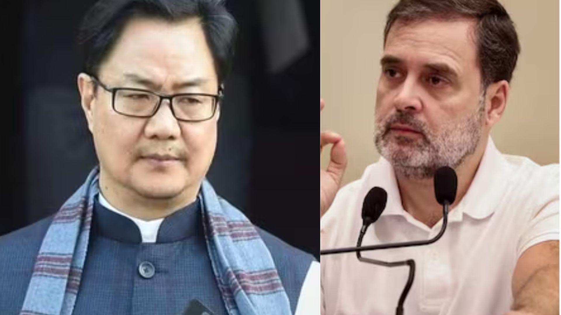 Rahul Gandhi vs Kiren Rijiju