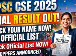 UPSC CSE 2025 final result Anuj Agnihotri AIR 1