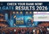gate 2026 results scorecard login screen iit guwahati official website