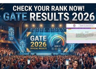 gate 2026 results scorecard login screen iit guwahati official website