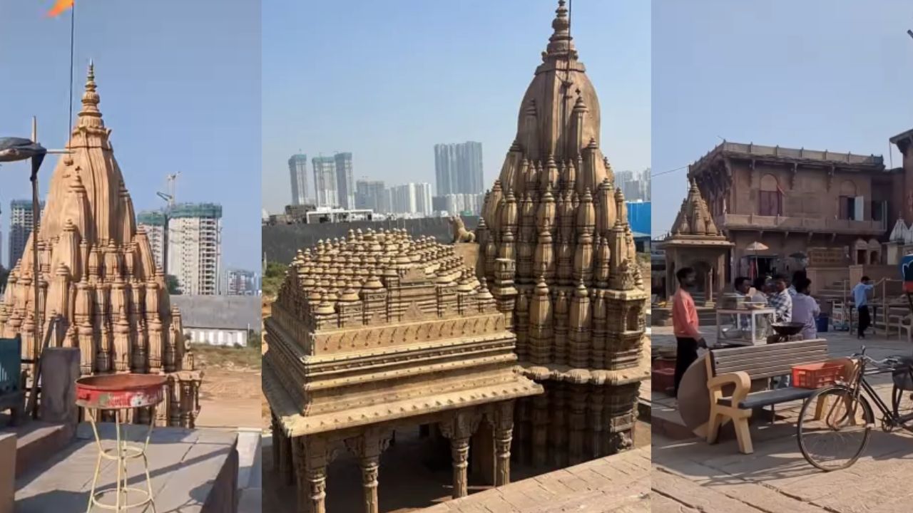massive varanasi movie set built by ss rajamouli resembling kashi city visuals