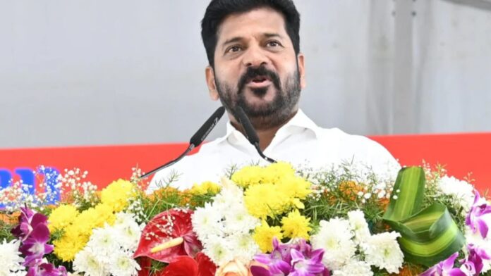 CM Revanth Reddy speaking at Madiga Employees Coordination Committee meeting
