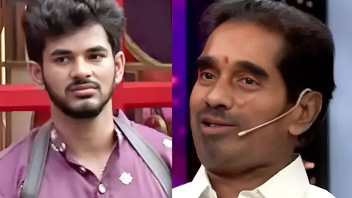 Demon Pavan with his father Durga Prasad during