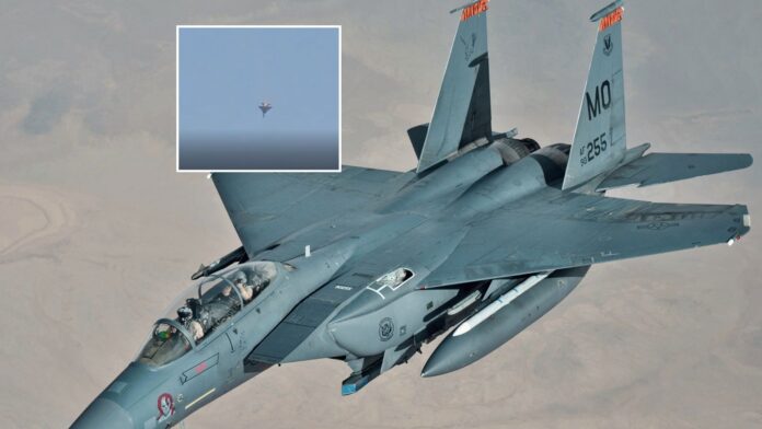 f-15e strike eagle crash in kuwait pilot ejects safely