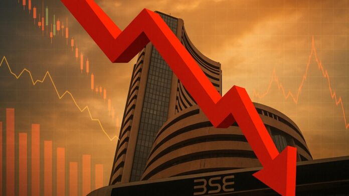 Indian stock markets crash