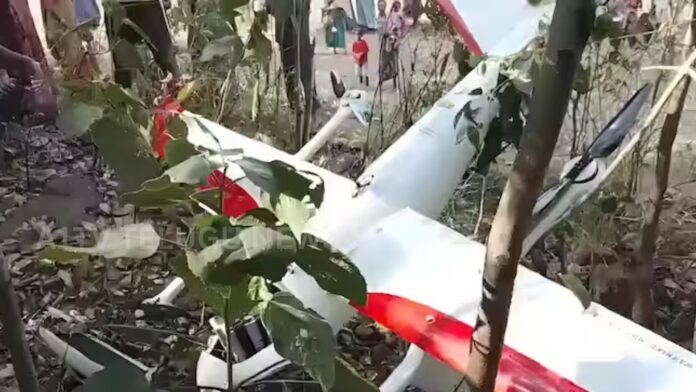ed wing medical drone crash in agency area, tribal residents gathered at the site, authorities investigating