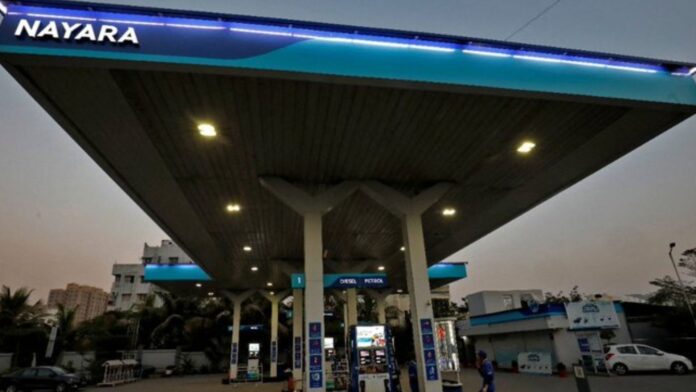 vehicles lined up at petrol bunks in india amid petrol and diesel price hike by nayara energy