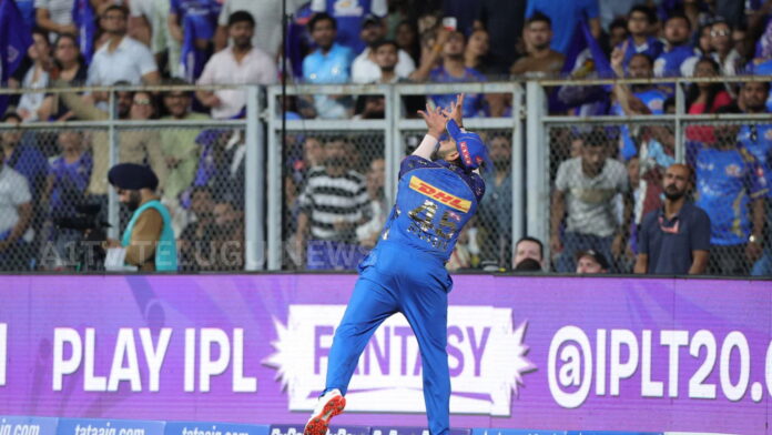 rohit sharma dropped a key catch, but later helped mumbai indians script a thrilling win over kkr in ipl 2026