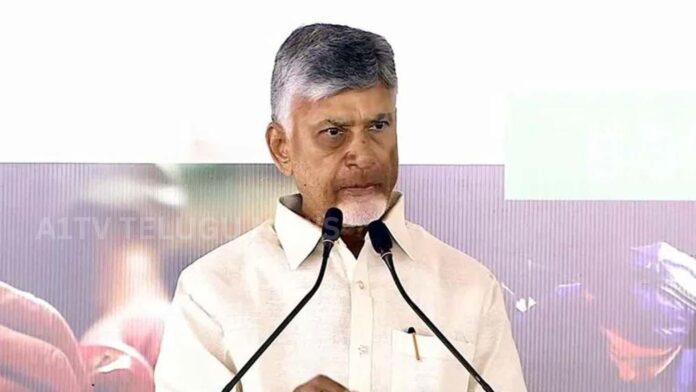 cm chandrababu naidu inaugurating tidco housing units and addressing beneficiaries at naidupeta in tirupati district