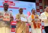 bjp leaders release assam election manifesto with promises for women, jobs and ucc