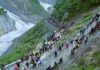Pilgrims registering for Amarnath Yatra at bank branches across India