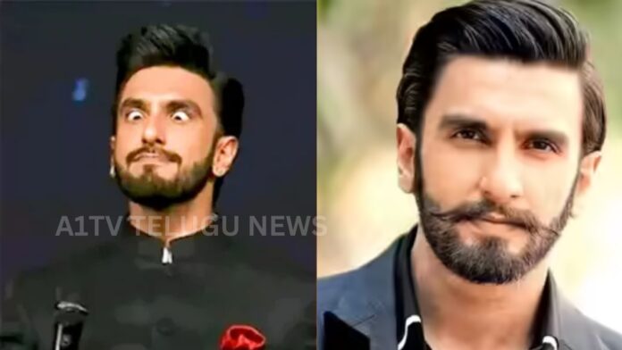 Ranveer Singh during a public event facing controversy over Kantara comments