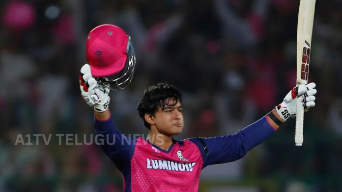 Vaibhav Suryavanshi playing an explosive innings for Rajasthan Royals in IPL 2026 against RCB