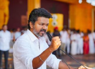 vijay nomination rally trichy crowd chaos police injured