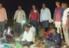 gambling raid in kancharlapalem under tenali rural police station limits