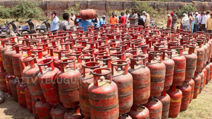 LPG gas cylinder booking system with delivery and OTP verification concept
