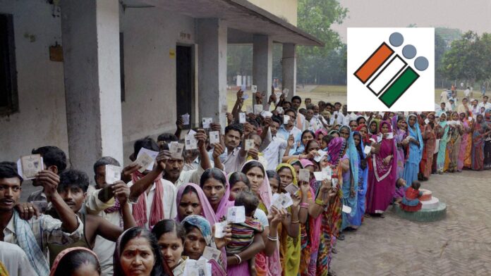 Voters casting their ballots in Kerala, Assam, and Puducherry during state elections