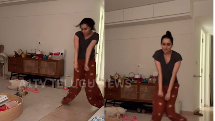 Shraddha Kapoor dancing in night dress to Michael Jackson song in viral Instagram video