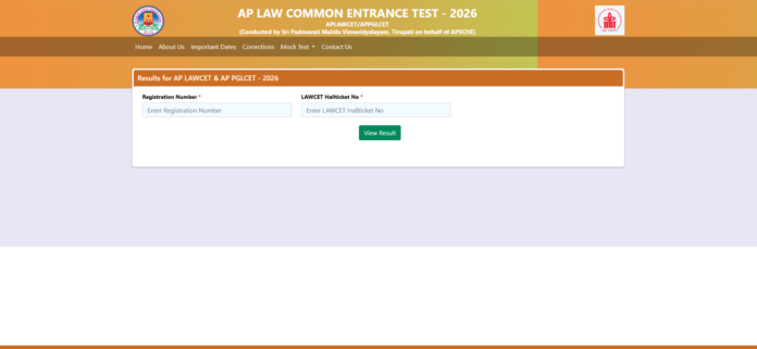AP LAWCET 2026 and AP PGLCET 2026 results