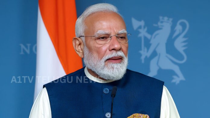 Prime Minister Narendra Modi chairing a high-level Cabinet meeting with ministers discussing key policy reforms