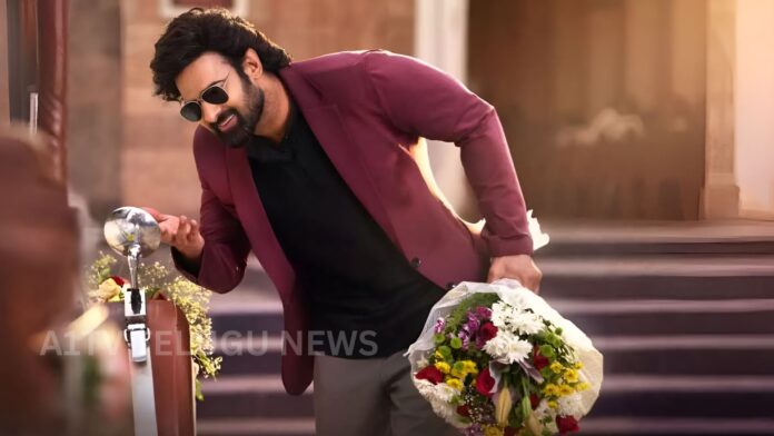 Prabhas celebrating his No.1 ranking in Ormax Media most popular male stars list