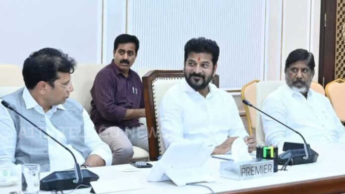 Telangana Cabinet meeting chaired by CM Revanth Reddy discussing power reforms and education schemes